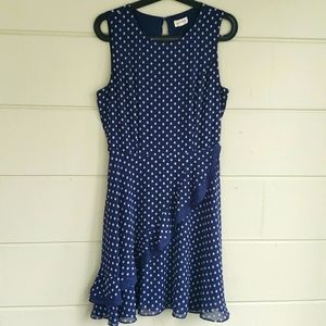 Madison Jules Blue Flower Dress 👗